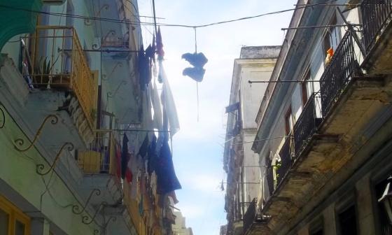 Balcones en La Habana.