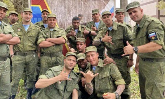 Cubanos mercenarios en la Guerra de Ucrania