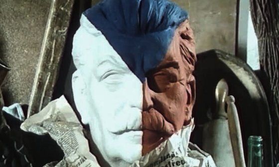 "La muerte del estalinismo en Bohemia", dirigida por Jan Švankmajer (1990), fotograma.