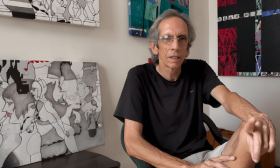 Pintor cubano Luis Trápaga