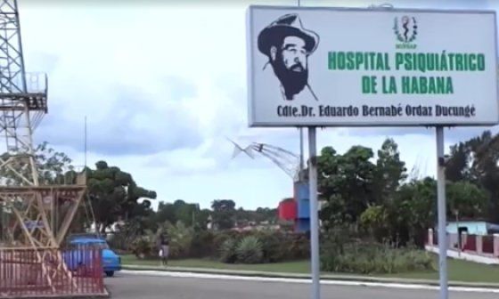 Entrada del Hospital Psiquiátrico “Eduardo Bernabé Ordaz”.