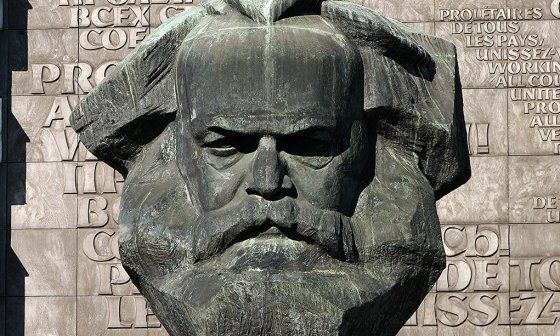 Monumento a Carlos Marx en Chemnitz, Alemania.