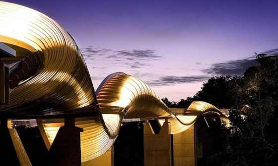 El puente Henderson Wave, en Singapur.