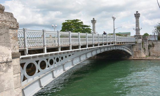 El puente de la Concordia, en Matanzas.