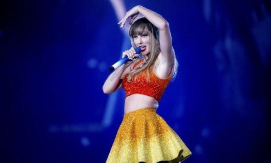 Taylor Swift en un concierto en Madrid, España, el 29 de mayo de 2024.