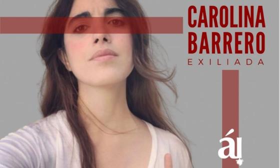 Carolina Barrero y texto. 