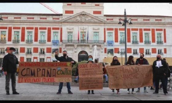 Protesta en Madrid