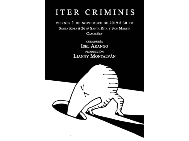 Cartel de la exposición "Iter Criminis".