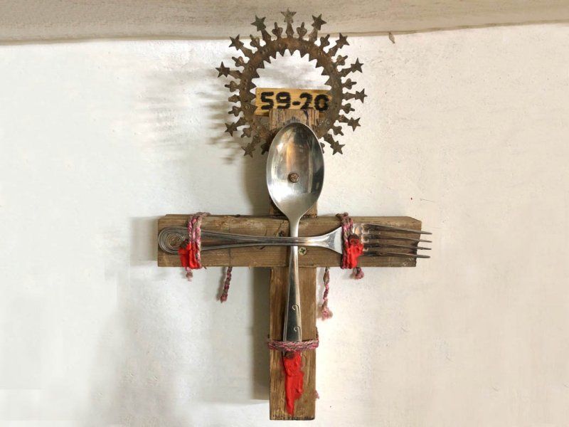 Santa Hambre, obra de Yulier P.