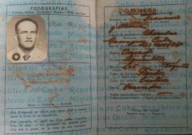Página principal del pasaporte de Francisco Ortega Hernández.